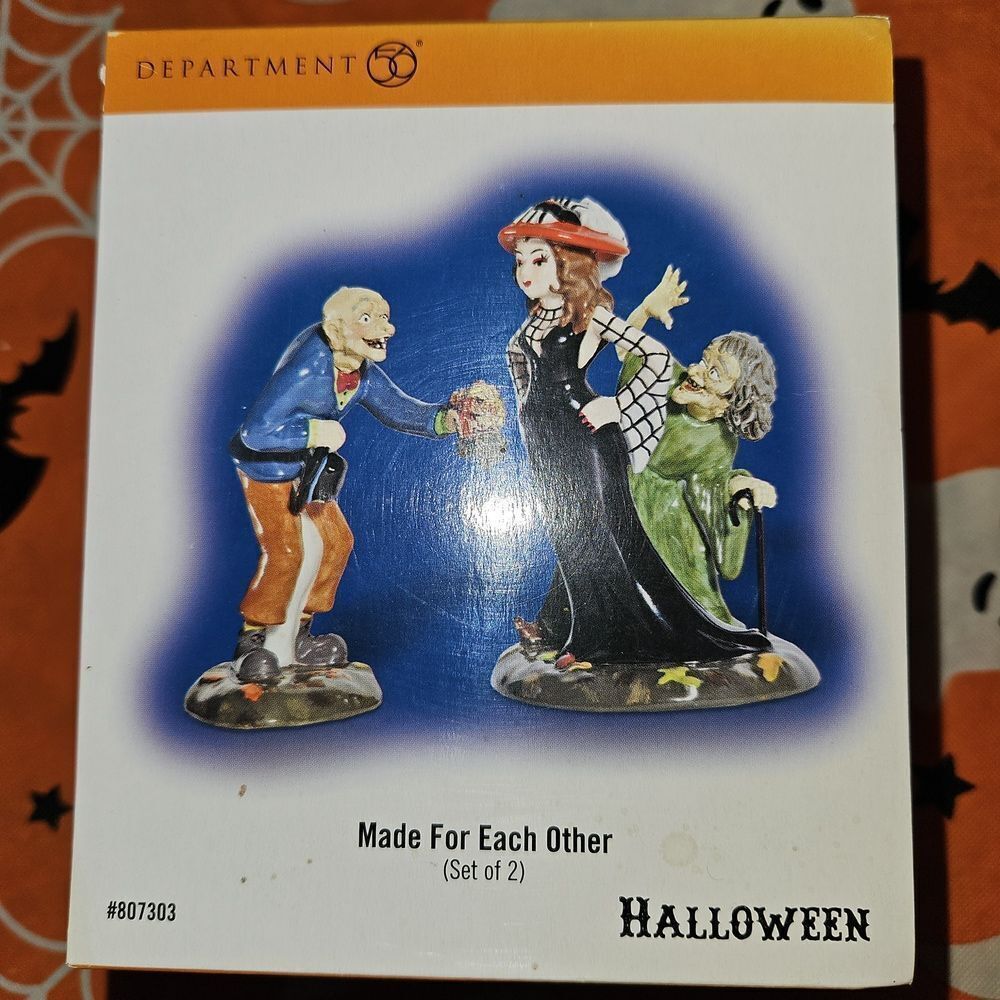 Department 56 Halloween Minature Figurine Set